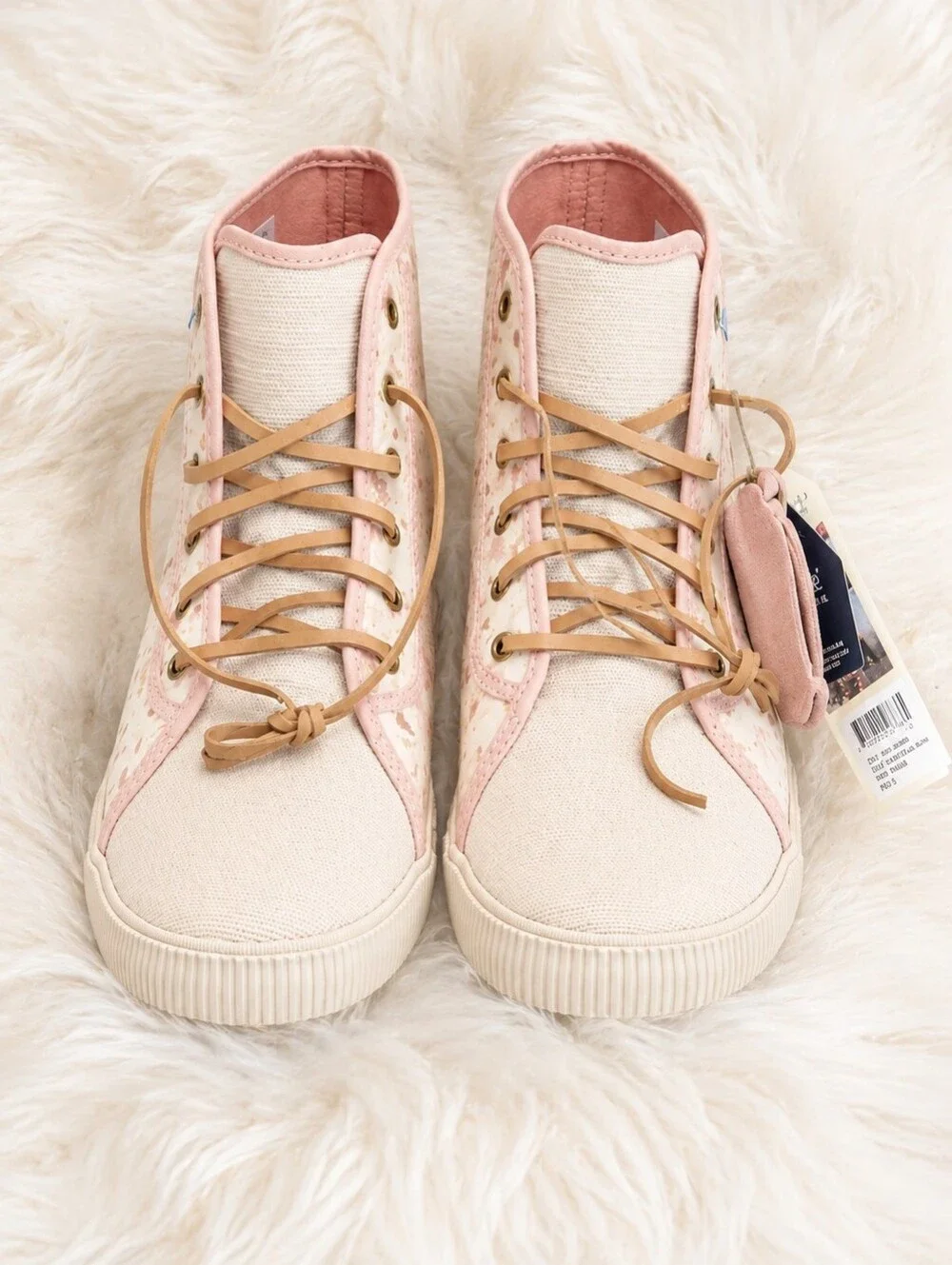 TOMS Camarillo Ortholite Floral High Top Sneakers